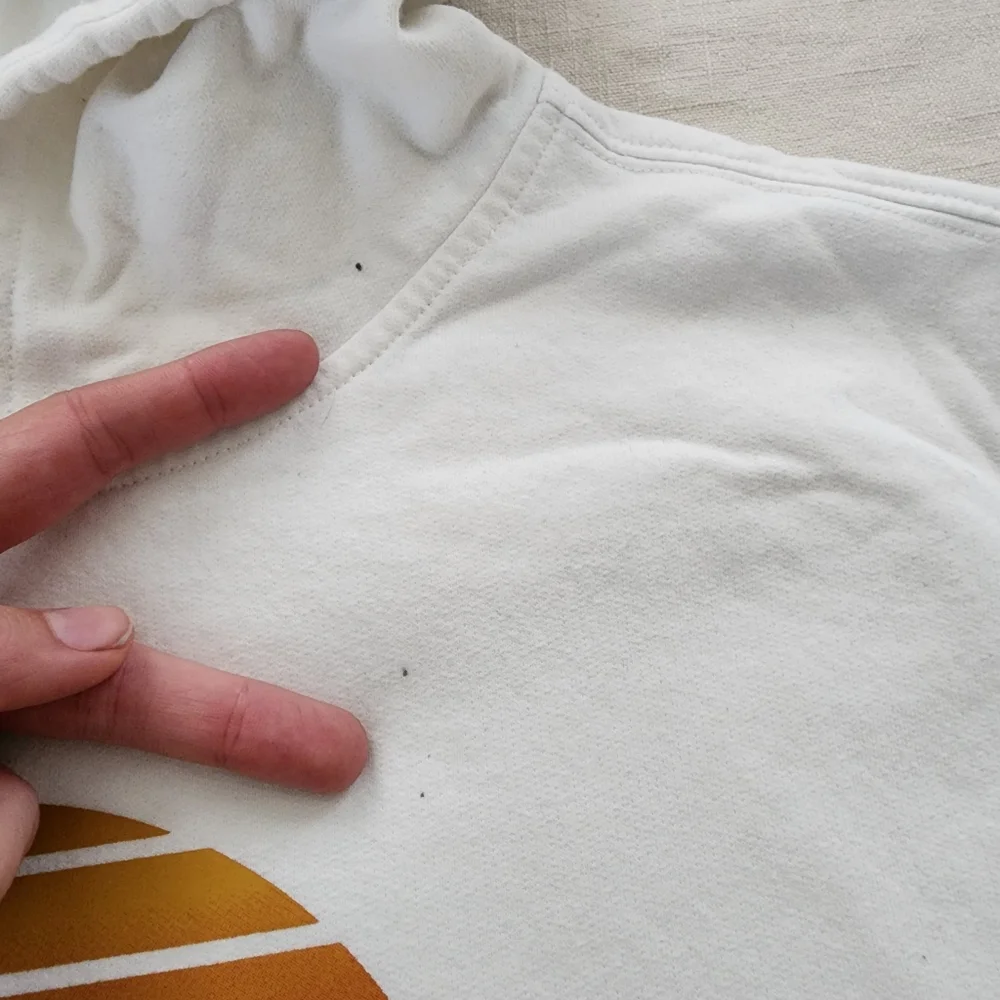 Burton white hoodie sweater medium - Picture 5 of 10